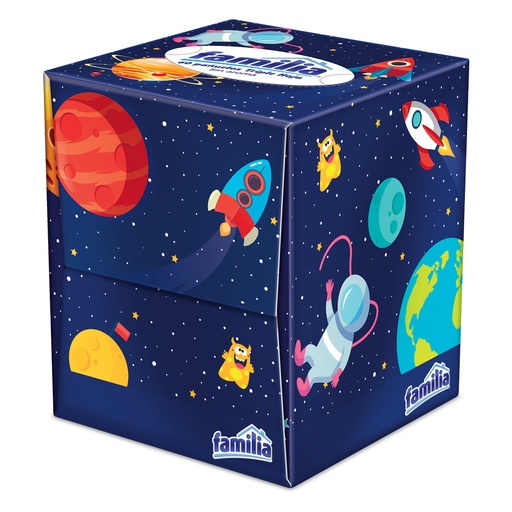 [000766] Pañuelo Familia Sin Aroma Cubo 60 Unidades