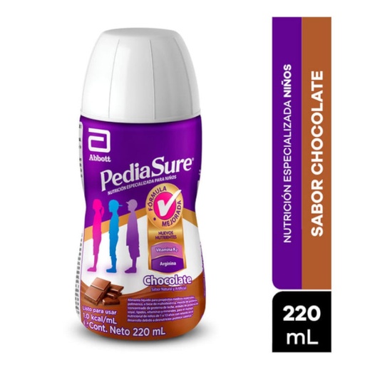 [053344] Pediasure Liquido Chocolate 220Ml