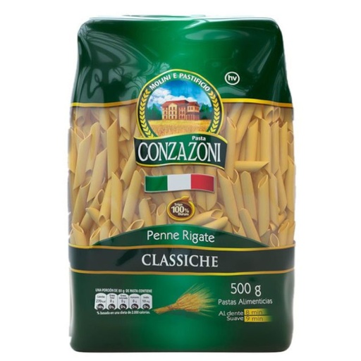 [002739] Penne Rigate Classiche Conzazoni 500Gr
