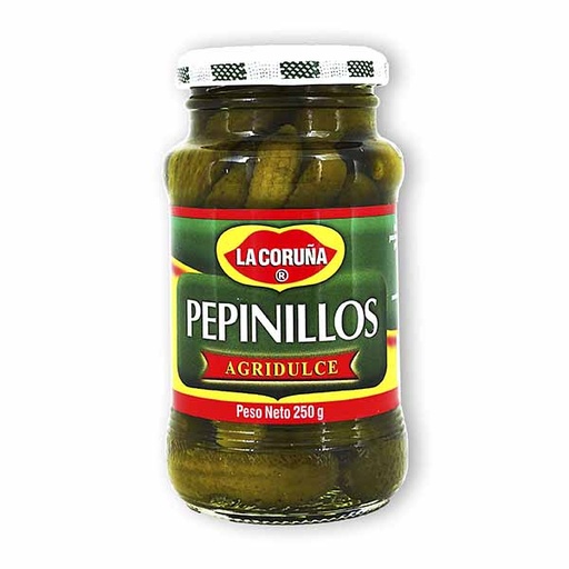 [003219] Pepinillos Agridulce La Coruña 250Gr