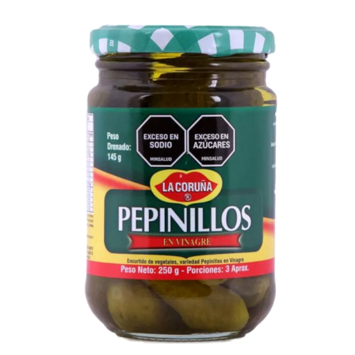[003220] Pepinillos En Vinagre La Coruña 250Gr
