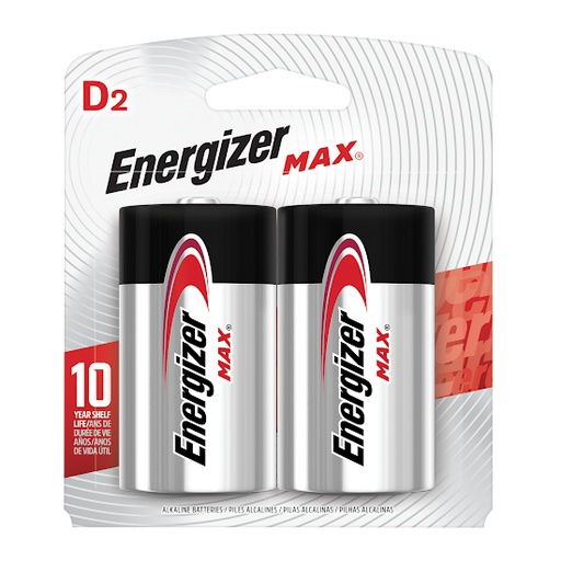 [051800] Pilas Energizer Max D2 2 Unidades
