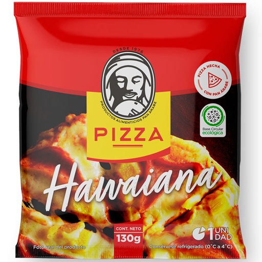 [052898] Pizza Pan Arabe Hawaiana 130Gr