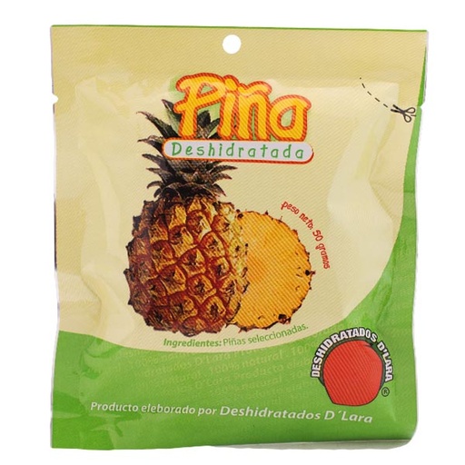 [015148] Piña Deshidratada D'Lara 50Gr
