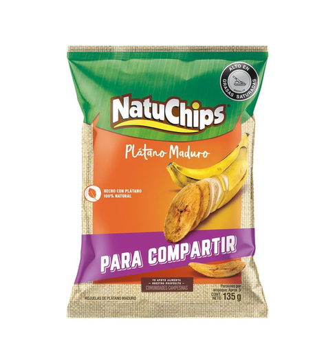 [041271] Platanitos Natuchips Maduro 135Gr