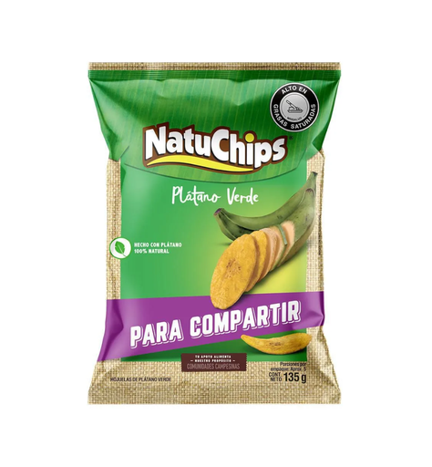 [041273] Platanitos Natuchips Verde 135Gr