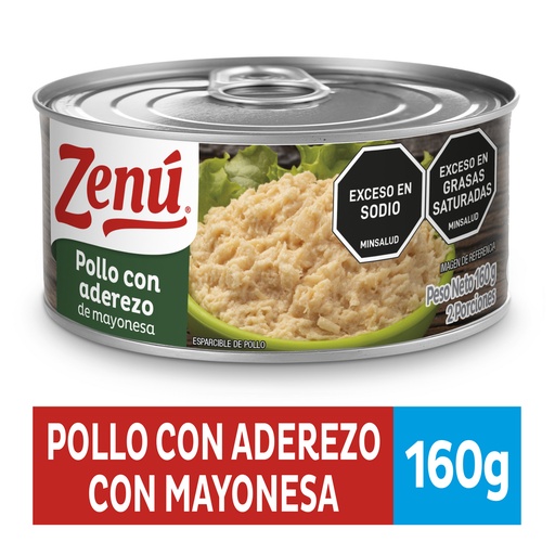 [050433] Pollo Aderezo Mayonesa Zenu Lata 160Gr