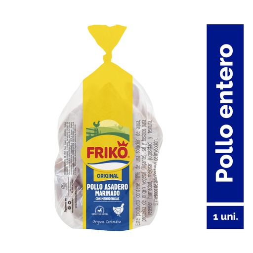 [018831] Pollo Friko Con Viscera Bolsa 1 Unidad