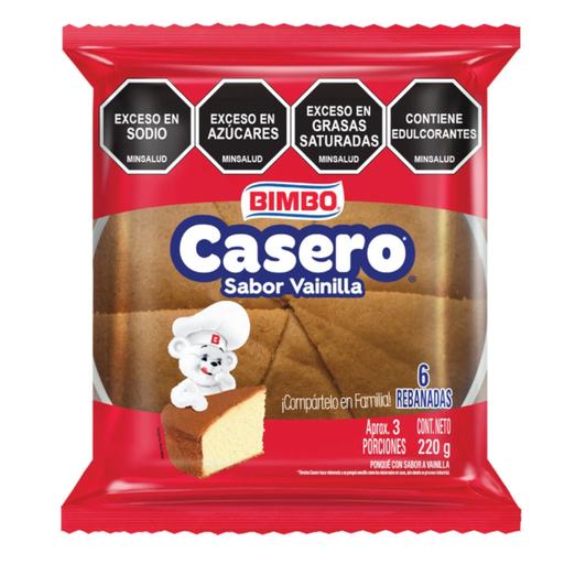 [037815] Ponque Casero Bimbo Vainilla 220Gr