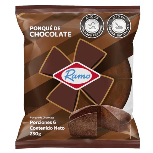 [047786] Ponque Chocolate Ramo 230Gr
