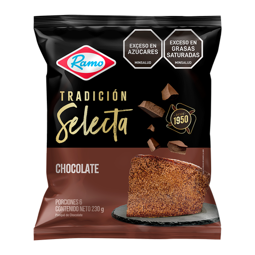 [047786] Ponque Ramo Tradición Selecta Chocolate 230Gr