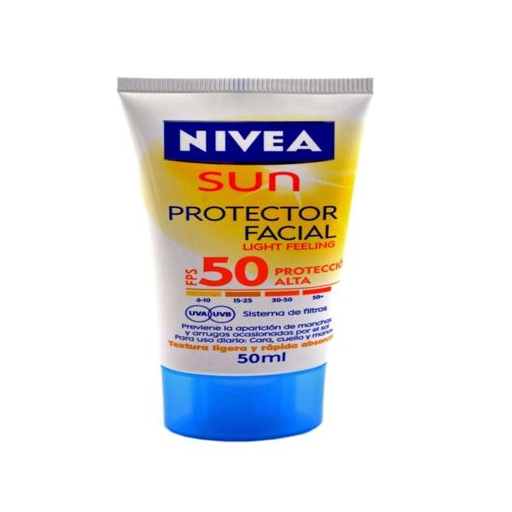 [001457] Protector Solar Nivea Fps50 Facial Light Feeling 50Ml