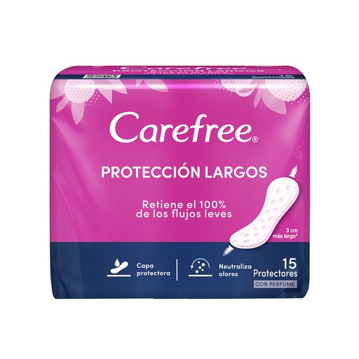 [053102] Protectores Carefree Largos 15 Unidades