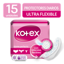 Protectores Kotex Ultra Flexibles 15 Unidades
