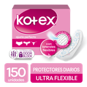 Protectores Kotex Ultra Flexibles 150 Unidades