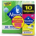 Protectores Nosotras Diarios Normal 60 Unidades + 10 Tampones Precio Especial
