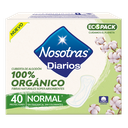 Protectores Nosotras Diarios Normal Orgánico 40 Unidades