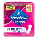 Protectores Nosotras Multiestilo 15 Unidades