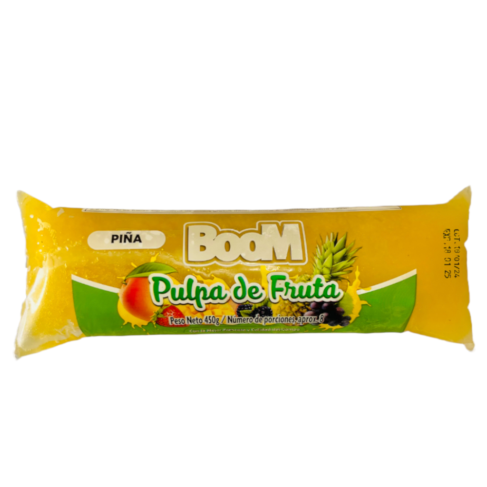 Pulpa Fruta Boom Piña 450Gr | SuperBooM