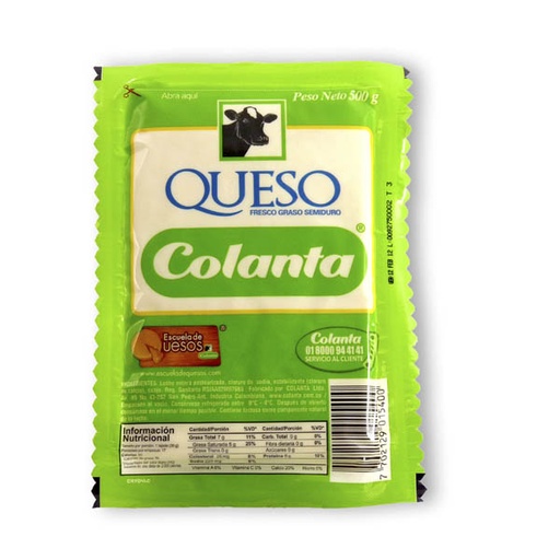 [001273] Queso Colanta 500Gr