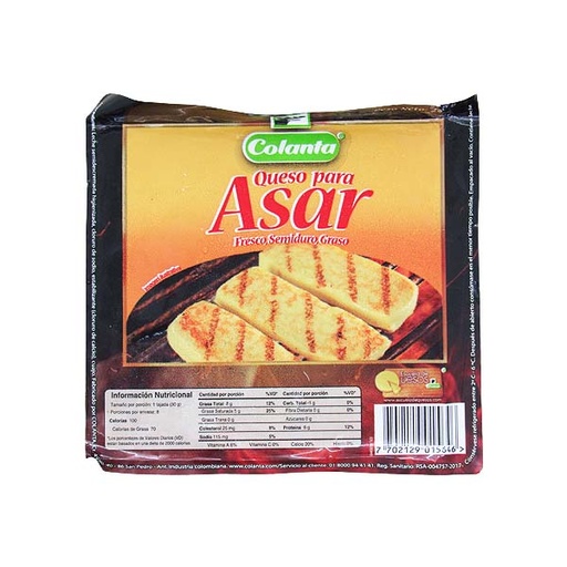 [046880] Queso Colanta Asar 250Gr