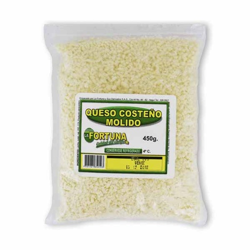 [013151] Queso Costeño Molido La Fortuna 500Gr