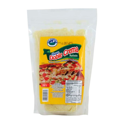 [042179] Queso El Zarzal Doble Crema Rallado 500Gr