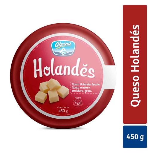 [005256] Queso Holandés Alpina 450Gr