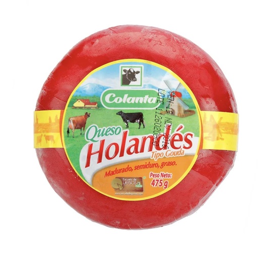 [001224] Queso Holandés Colanta Entero 475Gr