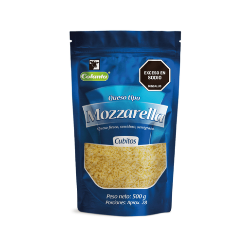 [053426] Queso Mozzarella En Cubitos Colanta 500Gr