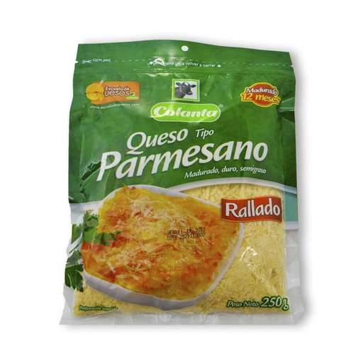 [011453] Queso Parmesano Colanta Rallado 250Gr