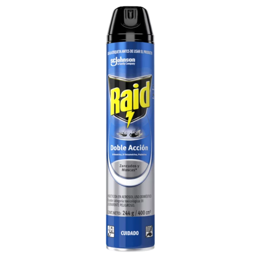 [013397] Raid Doble Acción Zancudos y Moscas 400Ml