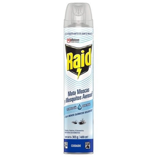 [053198] Raid Mata Moscas Y Mosquitos  Aerosol 400Ml