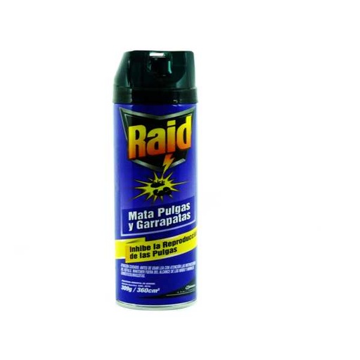 [007667] Raid Mata Pulgas Garrapatas Spray 309Gr