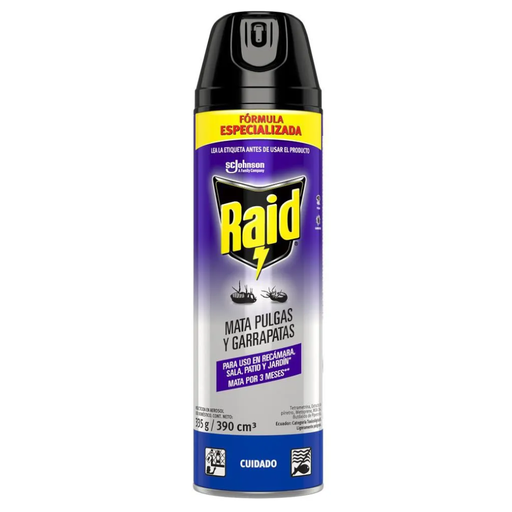 [007667] Raid Mata Pulgas Garrapatas Spray 309Gr