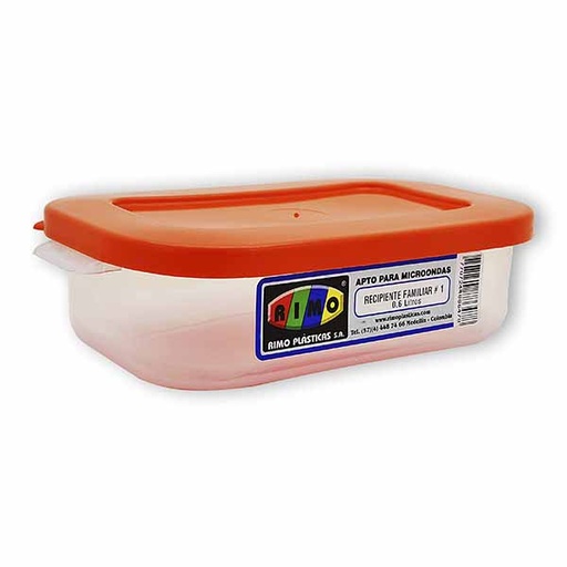 [006185] Recipiente Familiar N1 Rimo 650Ml