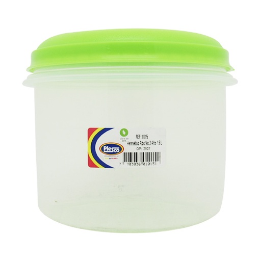 [046173] Recipiente Hermetico Plesco Redondo Alto #1