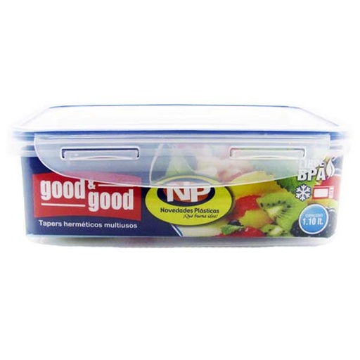 [010488] Recipiente Hermetico Rectangular Np 1100Ml