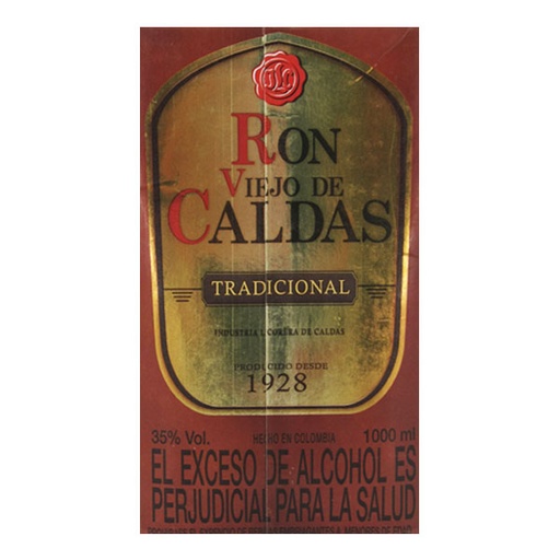 [045838] Ron Viejo De Caldas Tetrapak 1000Cc