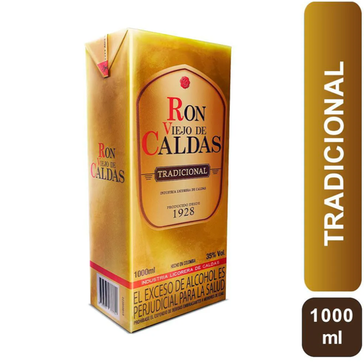 [045838] Ron Viejo De Caldas Tetrapak 1000Cc