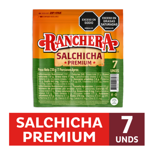 [046349] Salchicha Ranchera 230Gr