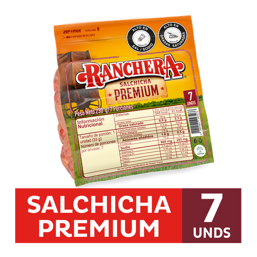 [046349] Salchicha Ranchera 230Gr