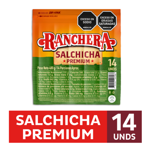 [046348] Salchicha Ranchera 480Gr