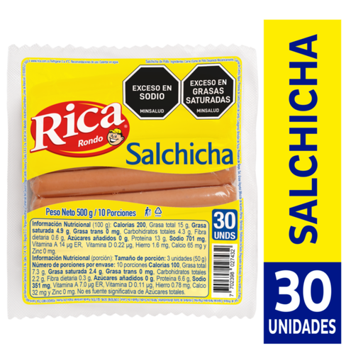 [047413] Salchicha Rica 500Gr