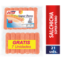 Salchicha Super Perro Dan Pague 14 Lleve 21 560Gr