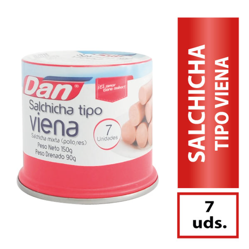 [012257] Salchicha Viena Dan 150Gr