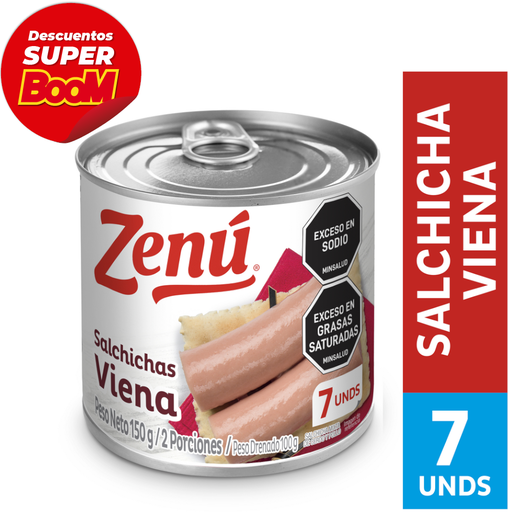 [001195] Salchicha Viena Zenú 150Gr