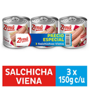 Salchicha Zenú Viena 3 Unidades 450Gr