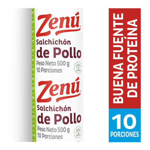 [002876] Salchichon Zenu Pollo 500Gr