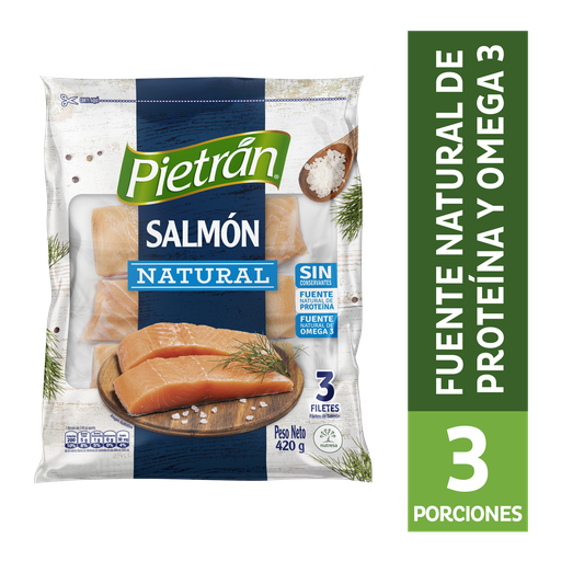 [052308] Salmón Natural Pietrán 420Gr